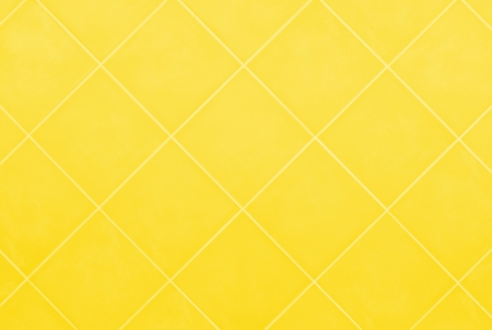yellow Tile glossy mosaic Earthenware material backgroundの写真素材