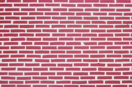 red brick wall backgroundの写真素材