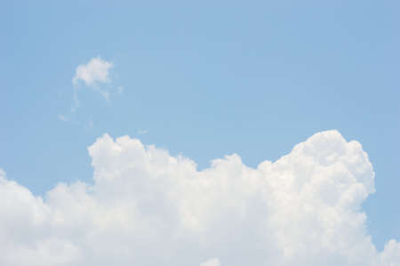 Blue sky and cloudsの写真素材