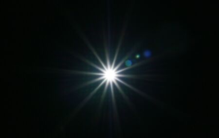 Flash light ray Black background using Layers mode Screenの写真素材