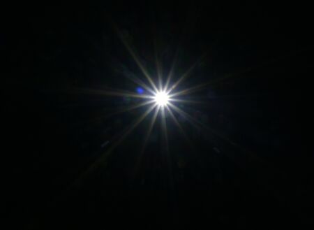 Flash light ray Black background using Layers mode Screenの写真素材
