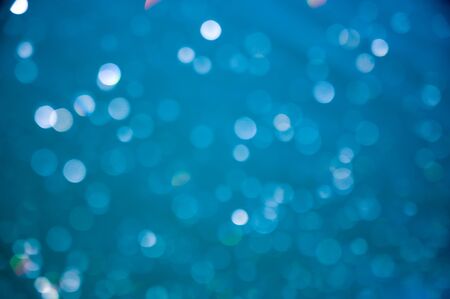 Blue bokeh abstract background.の写真素材