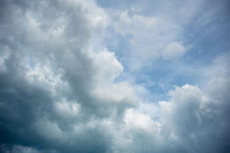 Blue sky with cloudの写真素材