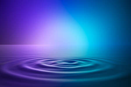 spherical water drop texture on pink blue backgroundの写真素材