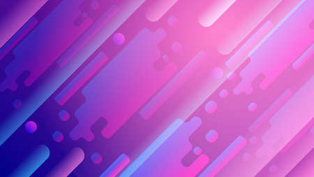 modern background blue pink Minimal geometric background Dynamic shapesのイラスト素材