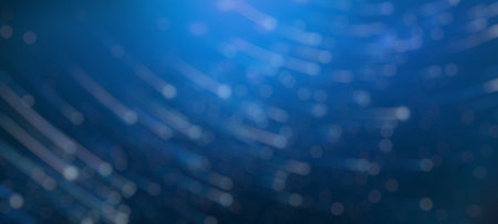 modern blue bokeh backgroundの写真素材