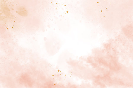 background watercolor painting pinkの写真素材