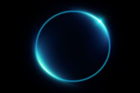 Effect Blue Light Glowing light bursts with sparkles. Glow light effect set, lens flare, explosion, glitter, line, sun flash, spark and star. Abstract image of lighting flare and white stars. illustrationの写真素材