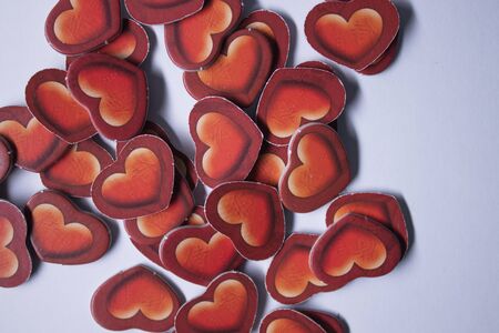 An element of a board game - hearts. Player Lives and points. Exciting time with friends during...