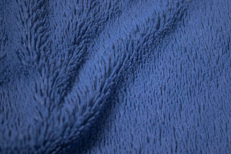 blue fabric, terry, textured background. suitable for design paper, background text, images, banners, billboards, pamphlets. High quality photoの写真素材