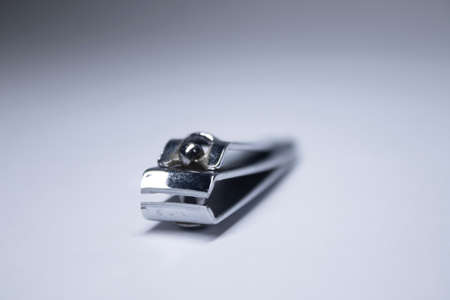 nail clippers. isolated. manicure and nail care concept. High quality photoの写真素材