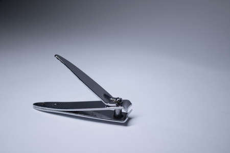 nail clippers. isolated. manicure and nail care concept. High quality photoの写真素材