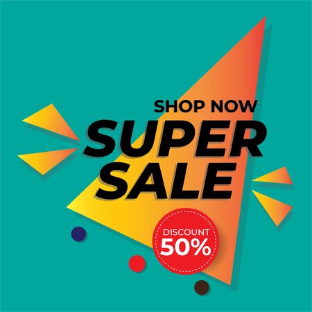 Social media template. Great vector for discount coupons, sales promotions, product marketing, web, online stores etc.のイラスト素材