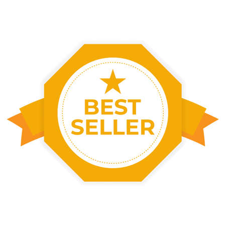 Best seller template. Great vector for social media, web, online stores, product marketing, sales promotions, discount coupons, fashion etc.のイラスト素材