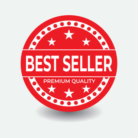Best seller template. Great vector for social media, web, online stores, product marketing, sales promotions, discount coupons, fashion etc.のイラスト素材
