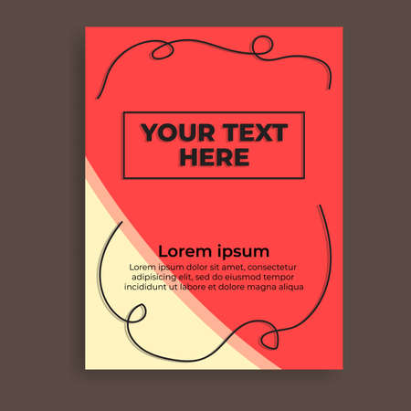 Poster. Great vectors for banners, flyers, social media, the web etc.のイラスト素材