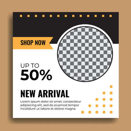 Sales post templates. Great vector for social media, online shop, banner, flyer, web, sales promotion, new product marketing etcのイラスト素材