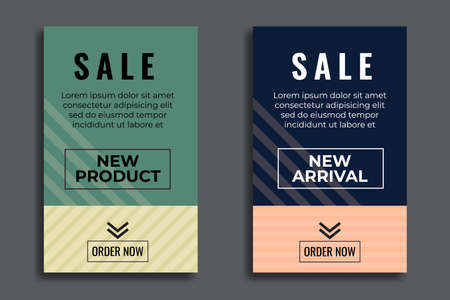 Sales post templates. Great vector for social media, online shop, banner, flyer, web, sales promotion, new product marketing etcのイラスト素材