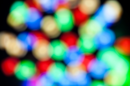 Colorful blured lights on dark background