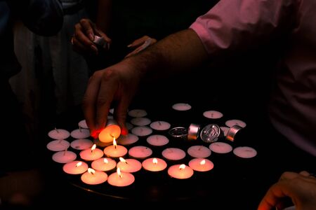 Wedding lightsの写真素材