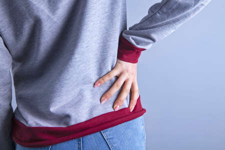 woman back painの写真素材