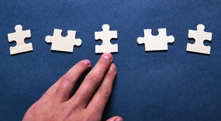 puzzle puzzles teamの写真素材