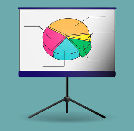 Business Growing Chart Presentation Iconの写真素材