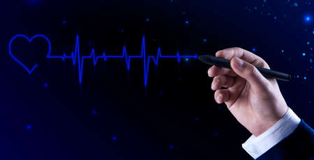 cardiogram and health careの写真素材