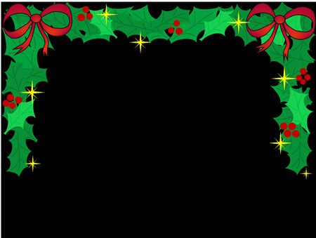 Garland from the hollyのイラスト素材
