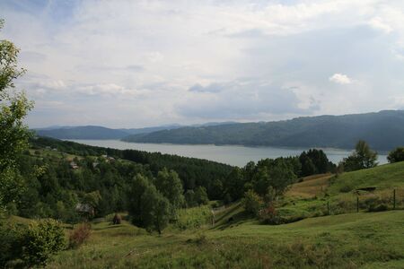 Summer landscape in Romania mountainsの写真素材