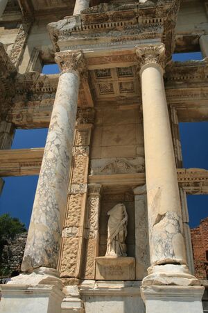 Ancient ruins in Ephesus,Turkeyの写真素材