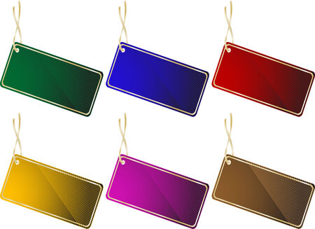 Colorful price tag - vector illustrationのイラスト素材