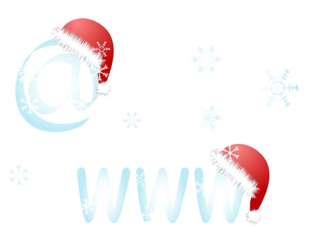 Abstract christmas web icons - vector illustrationのイラスト素材