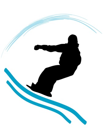 Silhouette sport icon - vector illustrationのイラスト素材