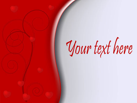 Valentines background with hearts - vector illustrationのイラスト素材