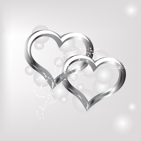 Abstract red heart - vector illustrationのイラスト素材