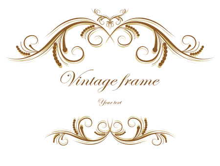 Vintage abstract background - vector illustrationのイラスト素材