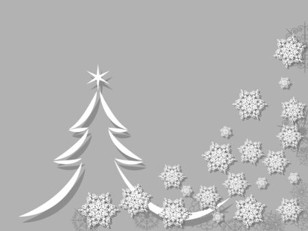 Abstract winter vector illustration.のイラスト素材