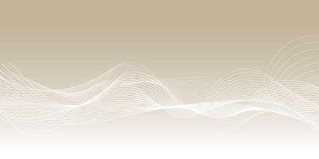 Wavy abstract background.white, brownのイラスト素材