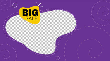 Sale discount banner template promotion.のイラスト素材