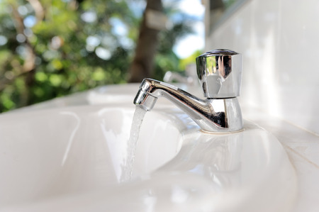 Running water out of faucet 