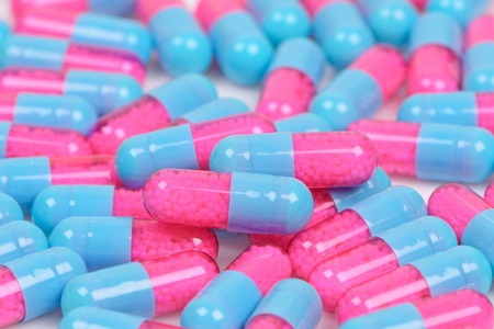 colourful medical pillsの写真素材