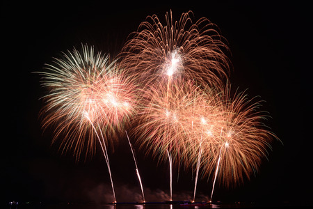 firework displayの写真素材