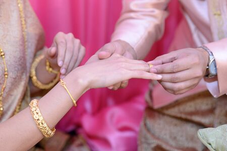 Wedding ringsの写真素材