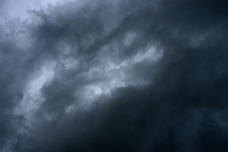 Background of dark clouds before rain