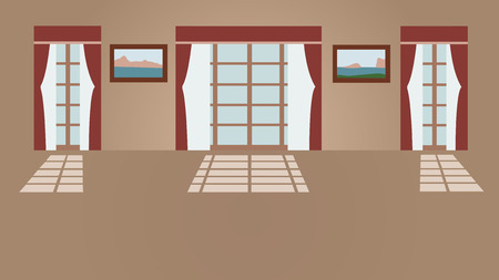 French windowsのイラスト素材