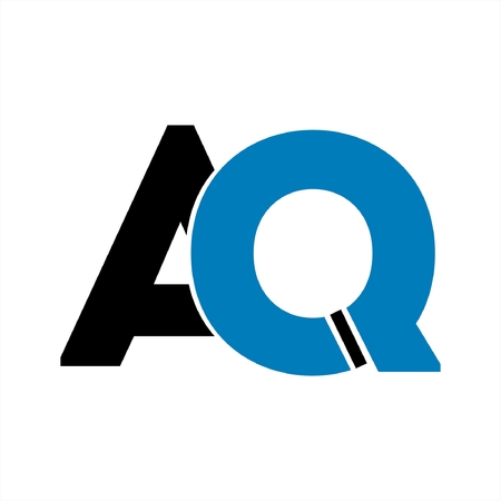 AQ initial company logoのイラスト素材