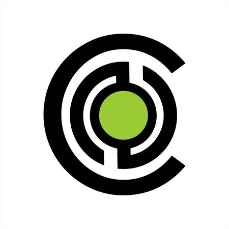 simple CNO, CSO, CN, CS, CO initials company logoのイラスト素材