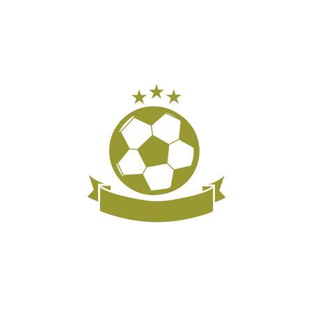 football or soccer match team competition logo and vector iconのイラスト素材