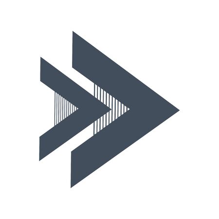 AA next fast forward logo and vector iconのイラスト素材